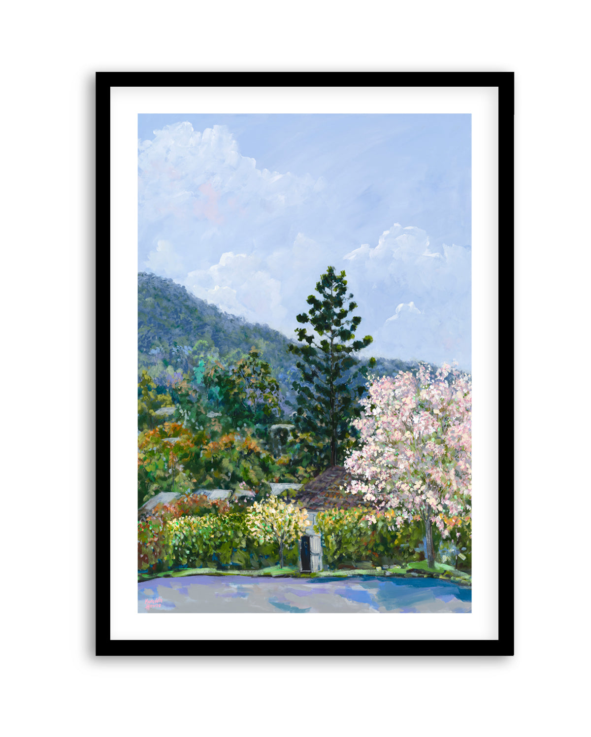 Oleander Drive Ashgrove by Meredith Howse | Art Print
