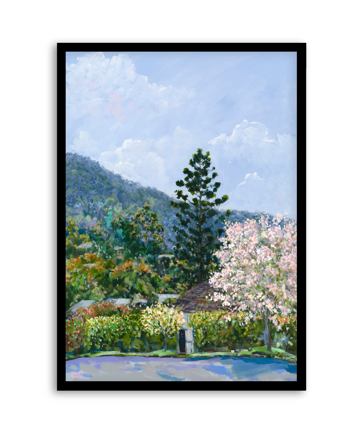 Oleander Drive Ashgrove by Meredith Howse | Art Print