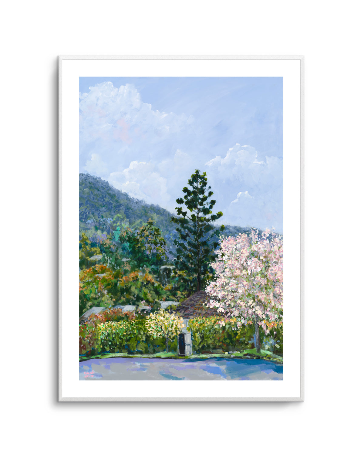Oleander Drive Ashgrove by Meredith Howse | Art Print