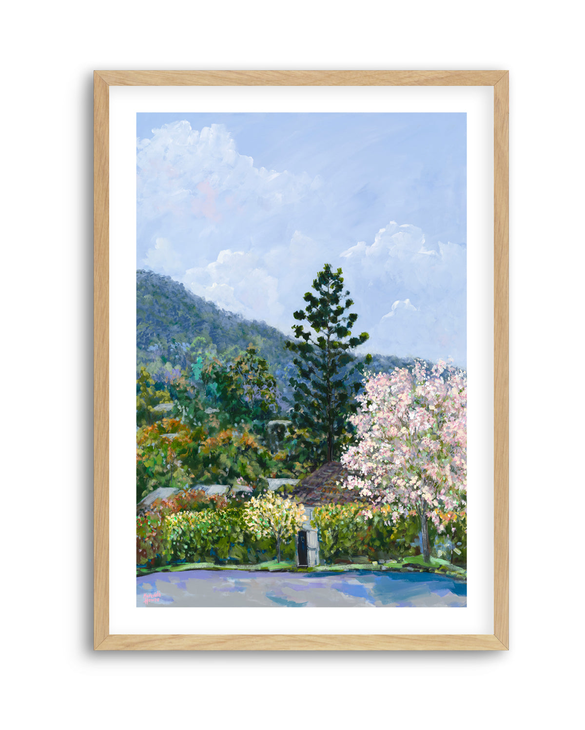 Oleander Drive Ashgrove by Meredith Howse | Art Print