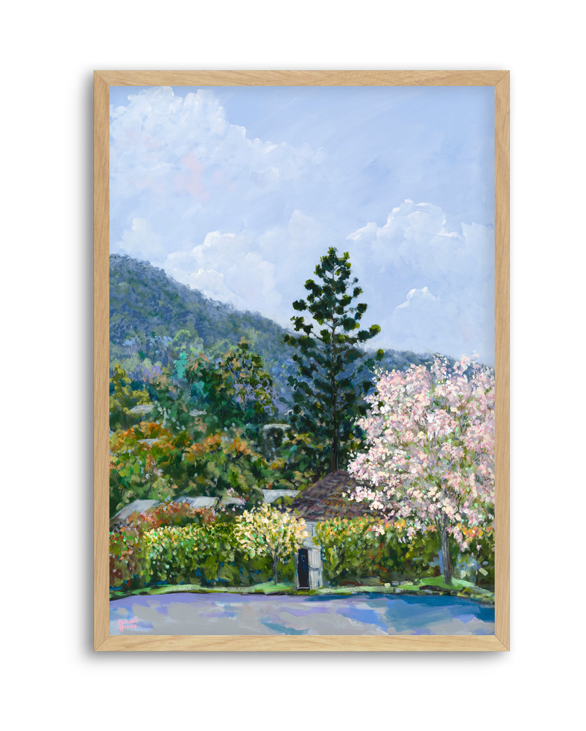 Oleander Drive Ashgrove by Meredith Howse | Art Print