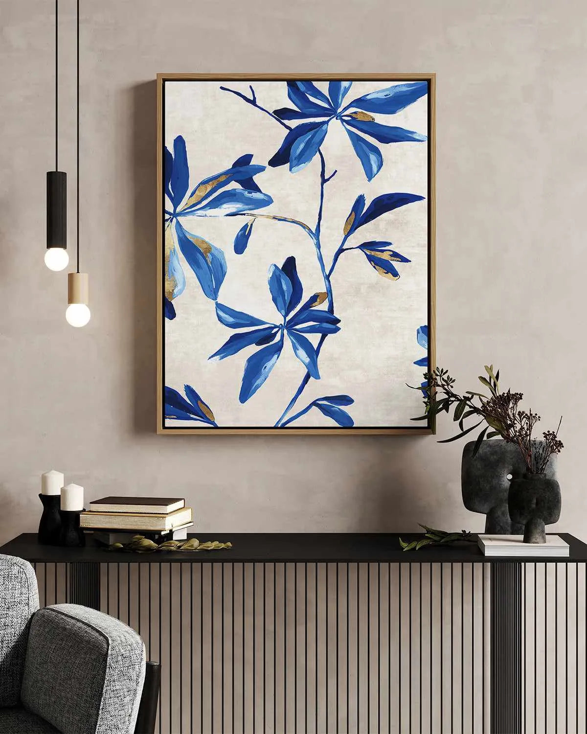 Oleander II | Framed Canvas Art Print from Olive et Oriel where you can shop wallpaper and artworks online