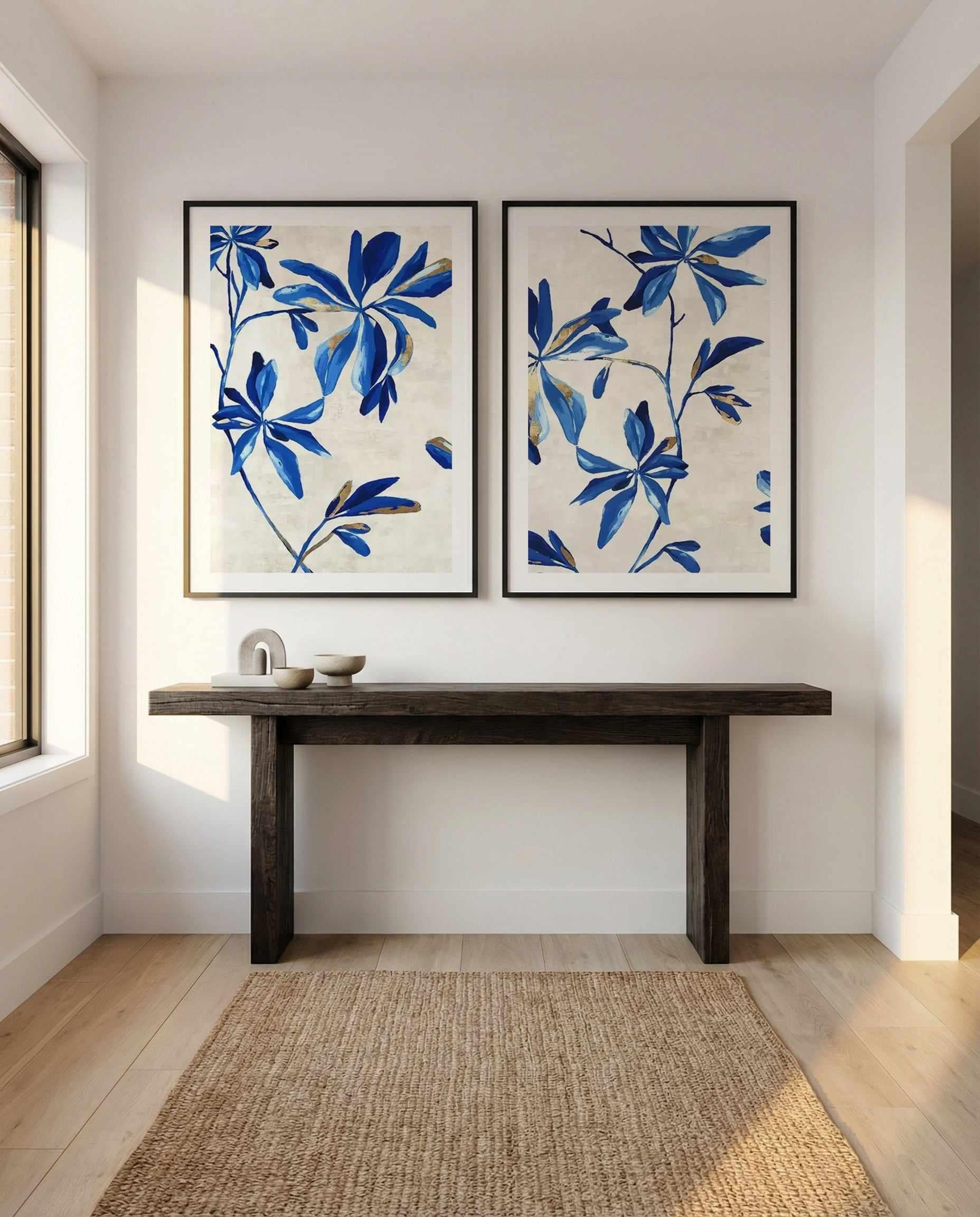 Oleander I & II Art Print Set of 2 | Matching Wall Art from Olive et Oriel where you can shop wallpaper and artworks online