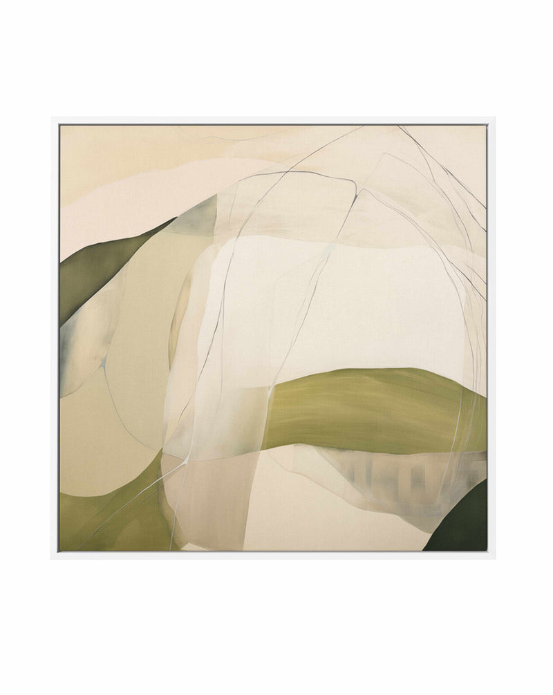 Olive Haze I | Framed Canvas Art Print from Olive et Oriel where you can shop wallpaper and artworks online