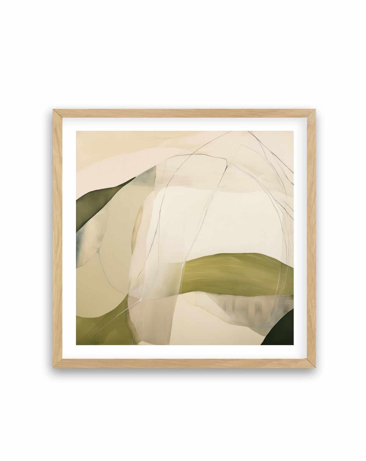 Olive Haze I | Art Print from Olive et Oriel where you can shop wallpaper and artworks online