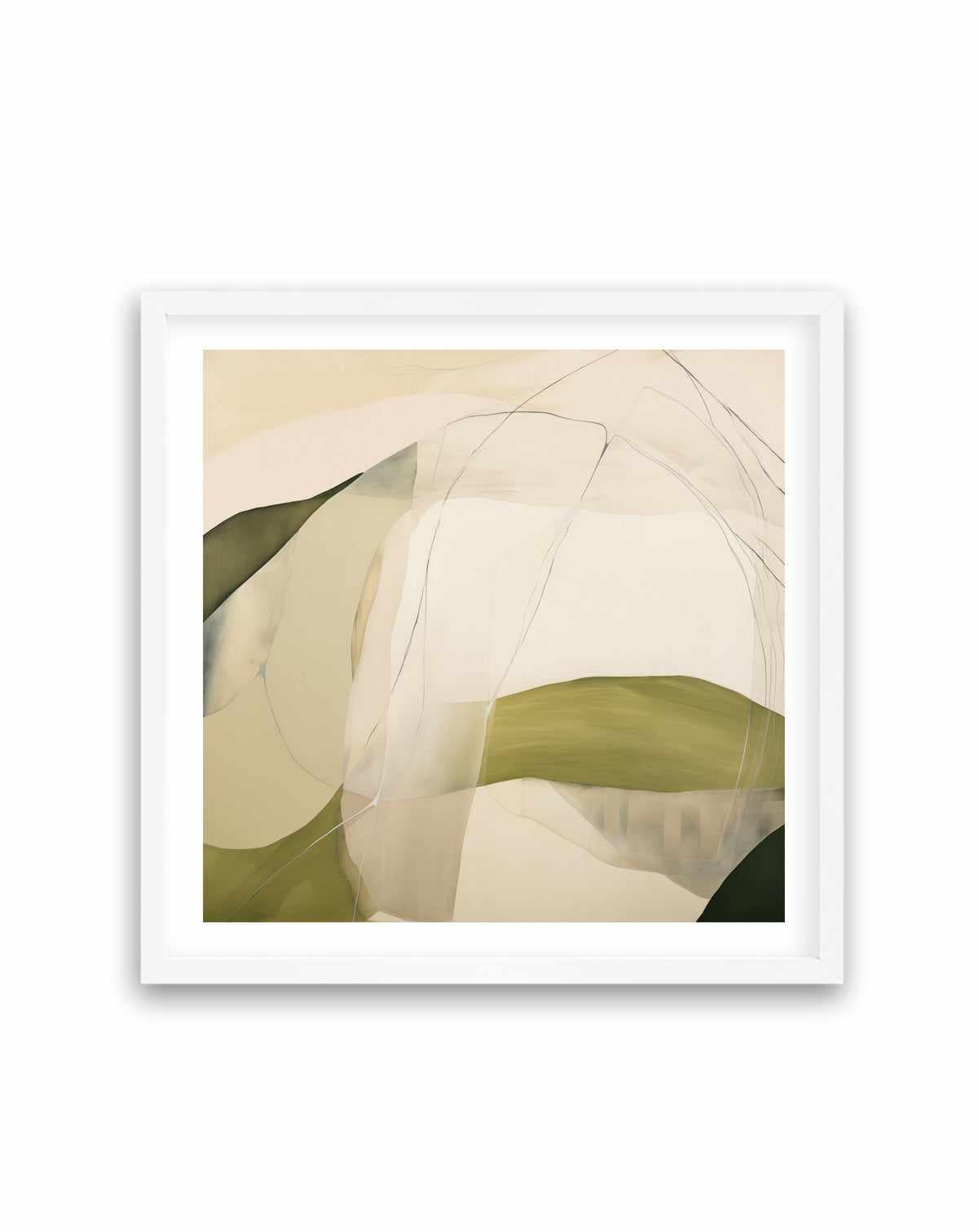 Olive Haze I | Art Print from Olive et Oriel where you can shop wallpaper and artworks online