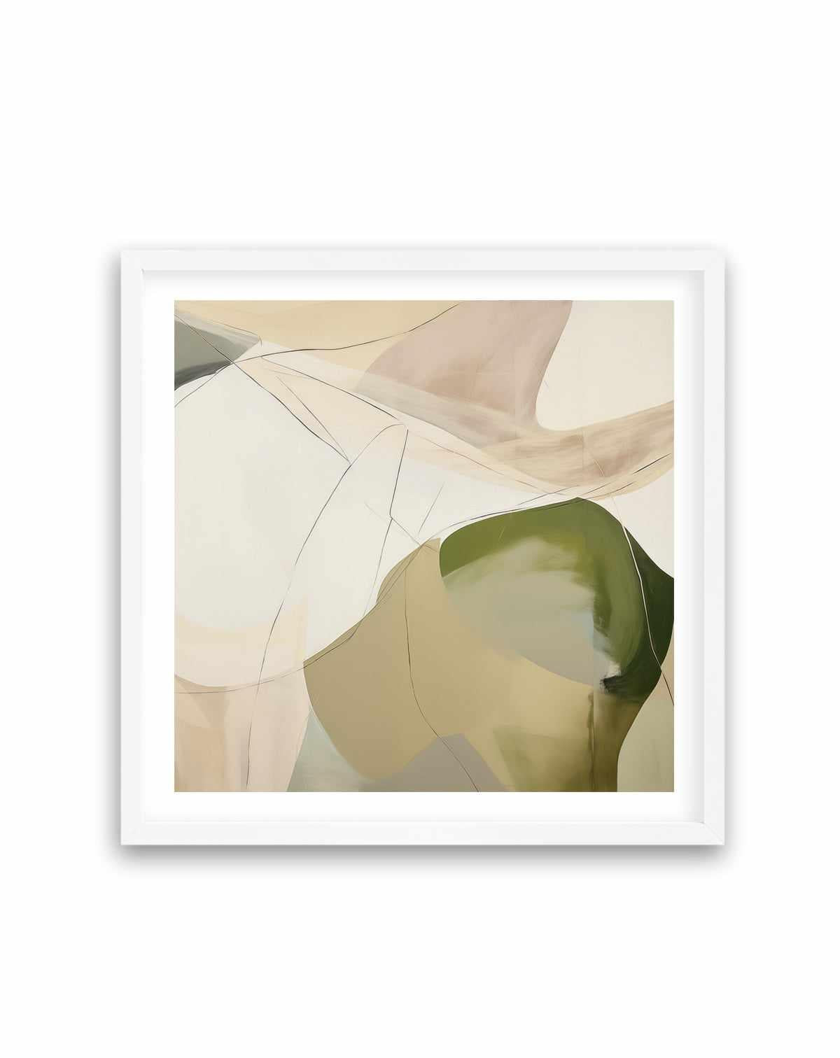 Olive Haze II | Art Print from Olive et Oriel where you can shop wallpaper and artworks online