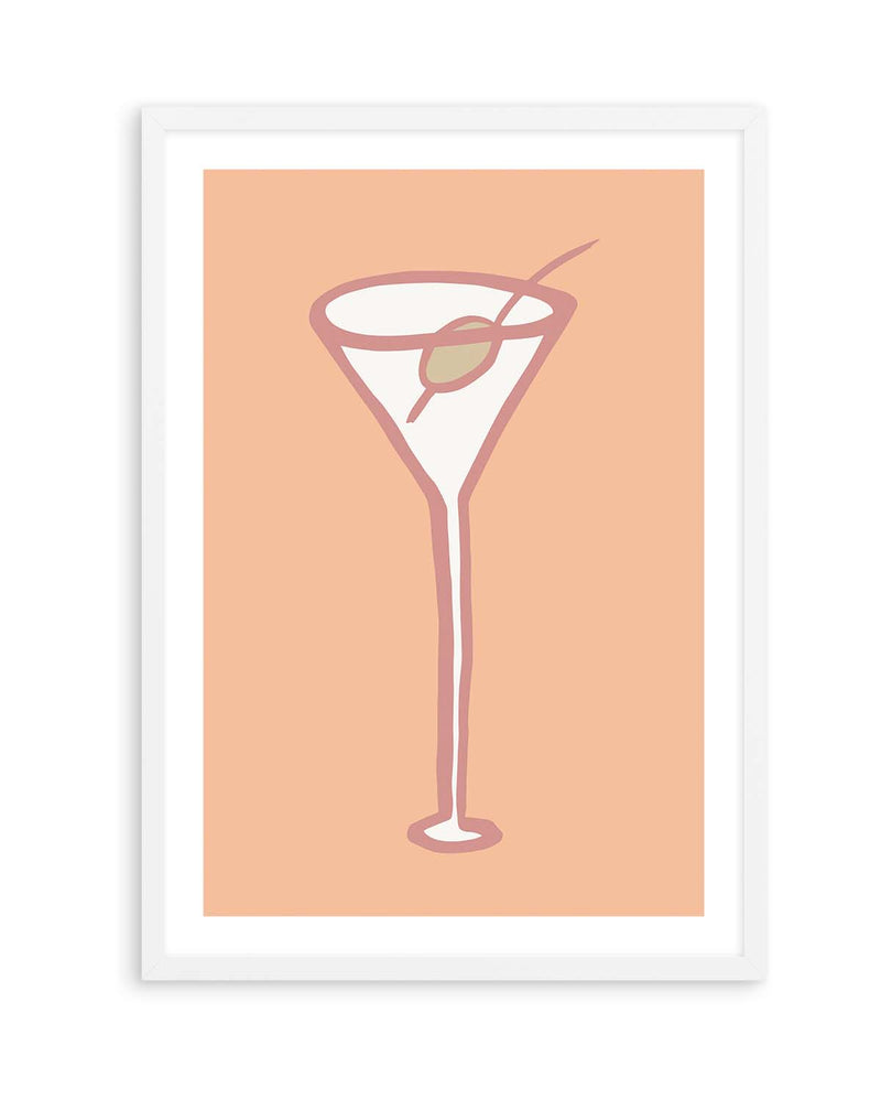 Olive In Glass Peach Fuzz Poster by Pictufy Studio | Art Print