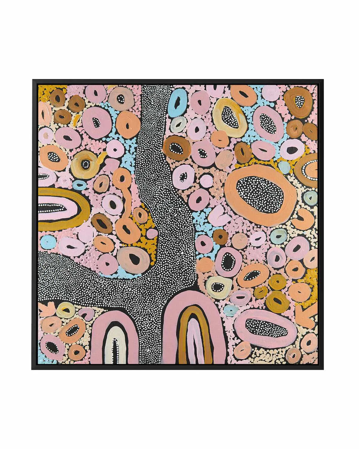 On Country by Bri Chelman | Framed Canvas Art Print from Olive et Oriel where you can shop wallpaper and artworks online