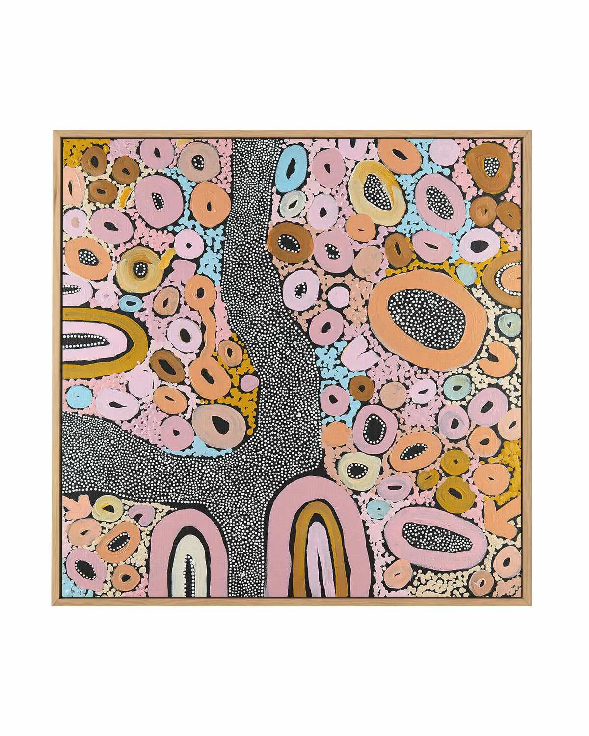 On Country by Bri Chelman | Framed Canvas Art Print from Olive et Oriel where you can shop wallpaper and artworks online