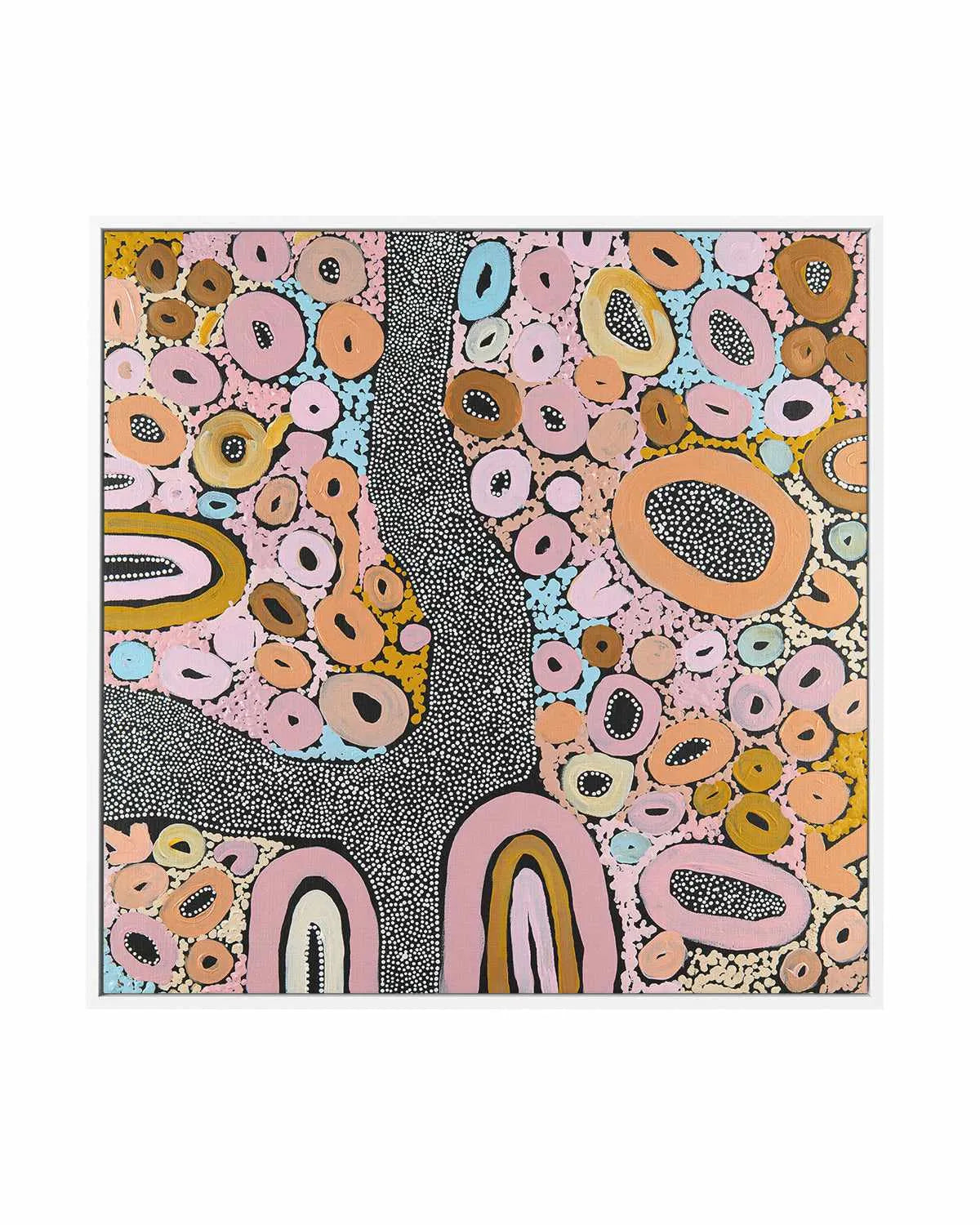 On Country by Bri Chelman | Framed Canvas Art Print from Olive et Oriel where you can shop wallpaper and artworks online