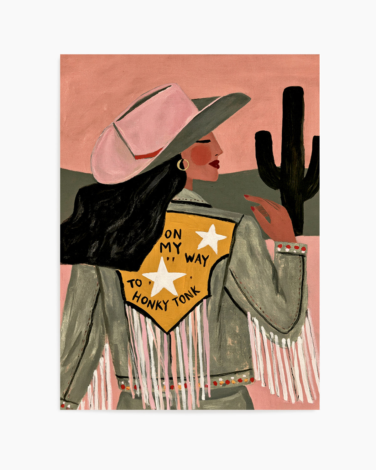 On My Way To Honky Tonk I | Art Print