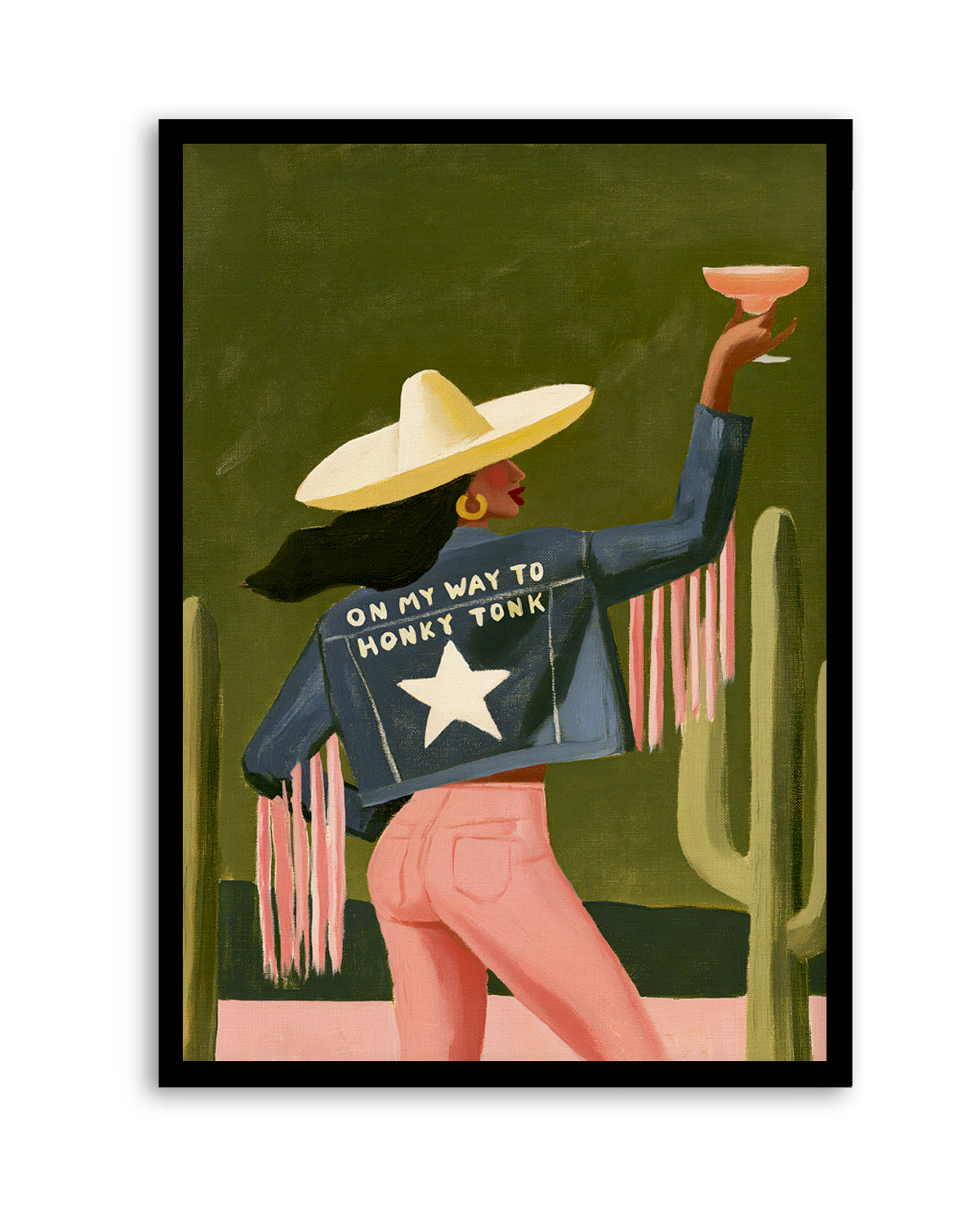 On My Way To Honky Tonk II | Art Print