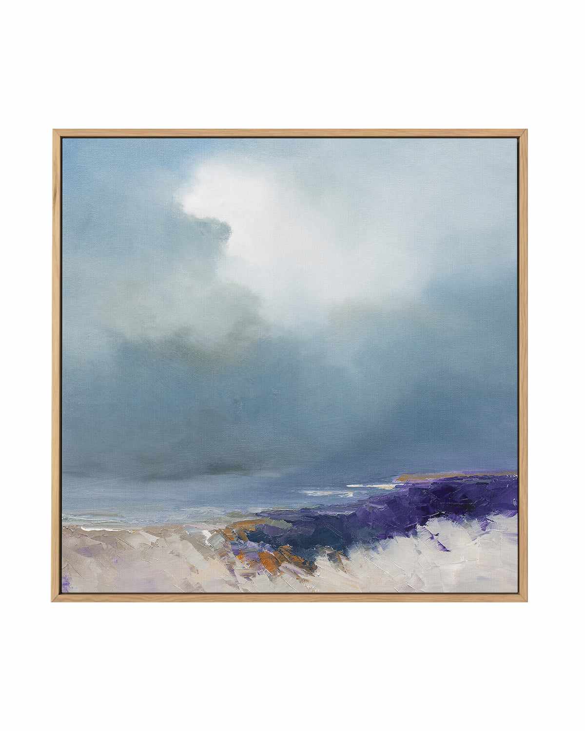 On The Beach by Patrick Dennis | Framed Canvas Art Print