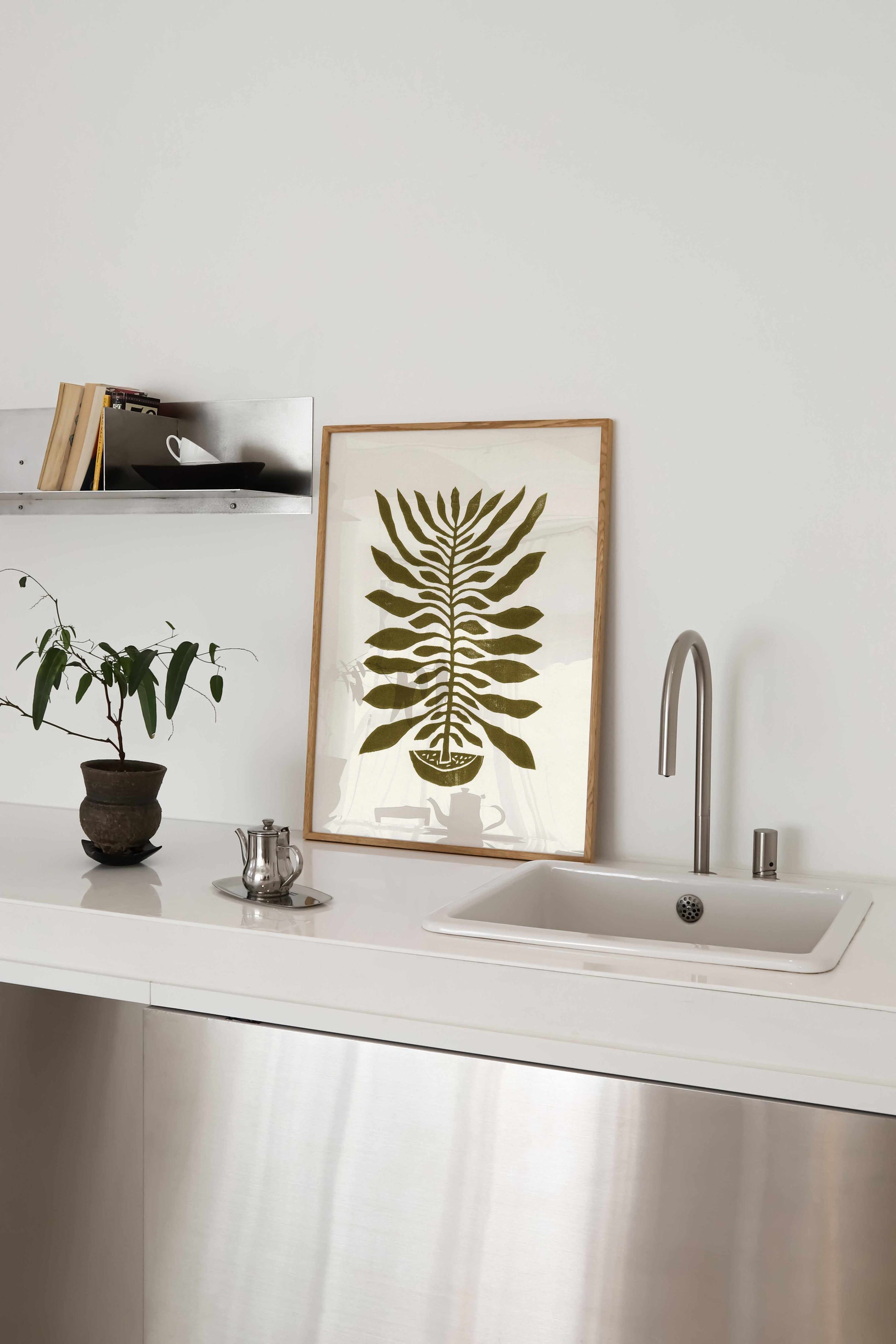 One Hundred Leaved Plant 22 By Alisa Galitsyna | Art Print from Olive et Oriel where you can shop wallpaper and artworks online