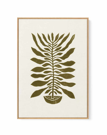 One Hundred Leaved Plant 22 By Alisa Galitsyna | Framed Canvas Art Print from Olive et Oriel where you can shop wallpaper and artworks online