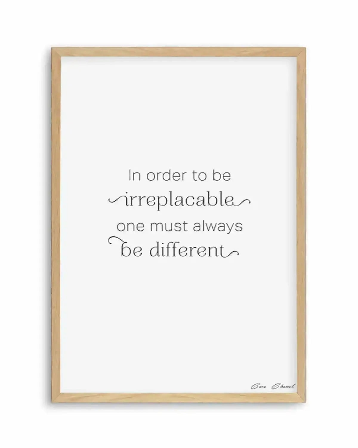 One Must Always Be Different Art Print from Olive et Oriel where you can shop wallpaper and artworks online