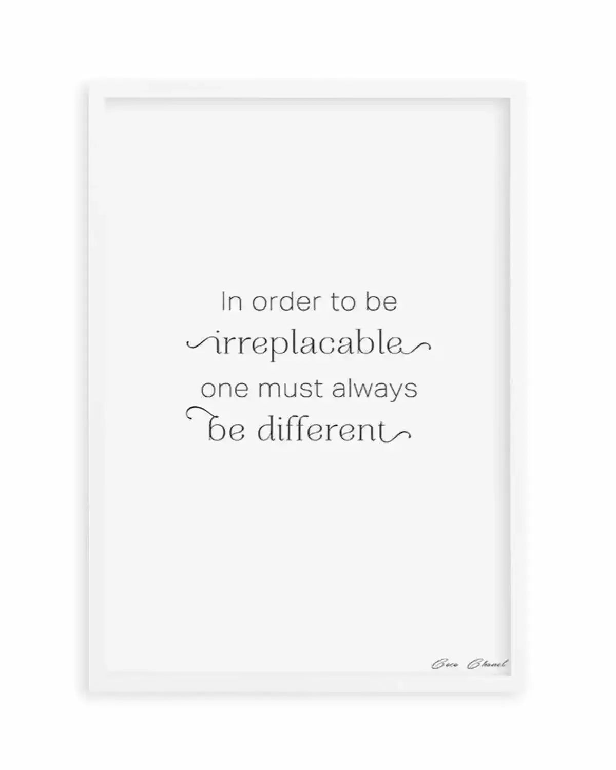 One Must Always Be Different Art Print from Olive et Oriel where you can shop wallpaper and artworks online