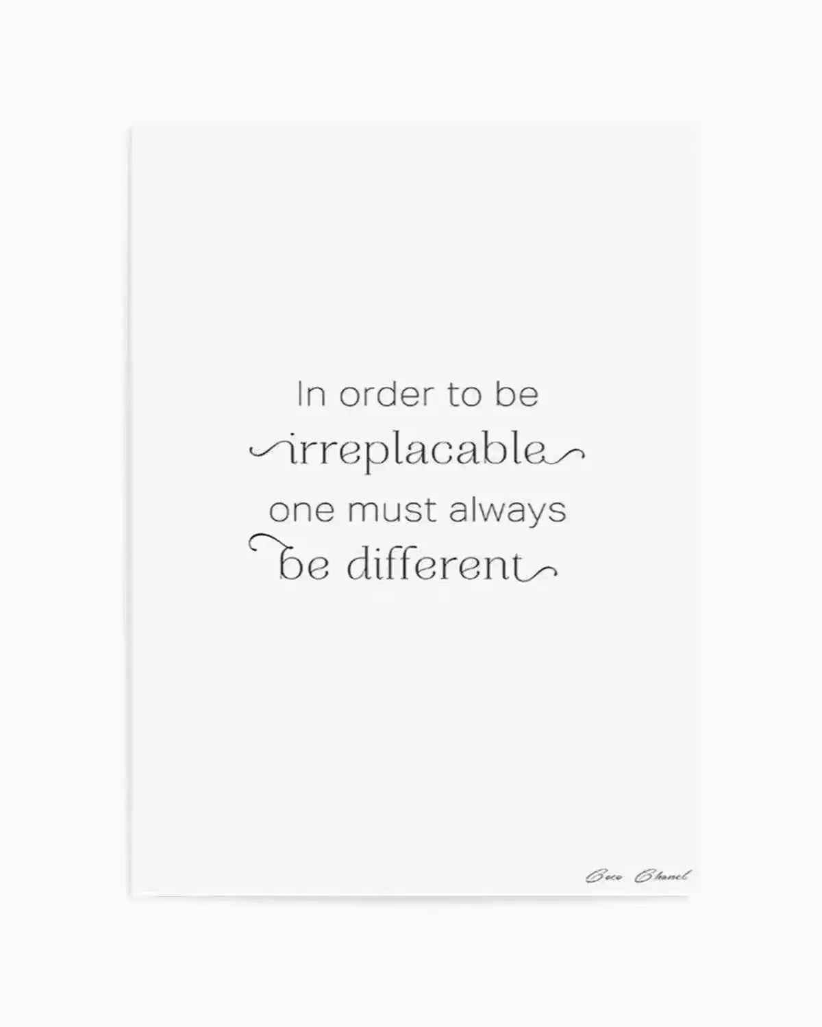 One Must Always Be Different Art Print from Olive et Oriel where you can shop wallpaper and artworks online