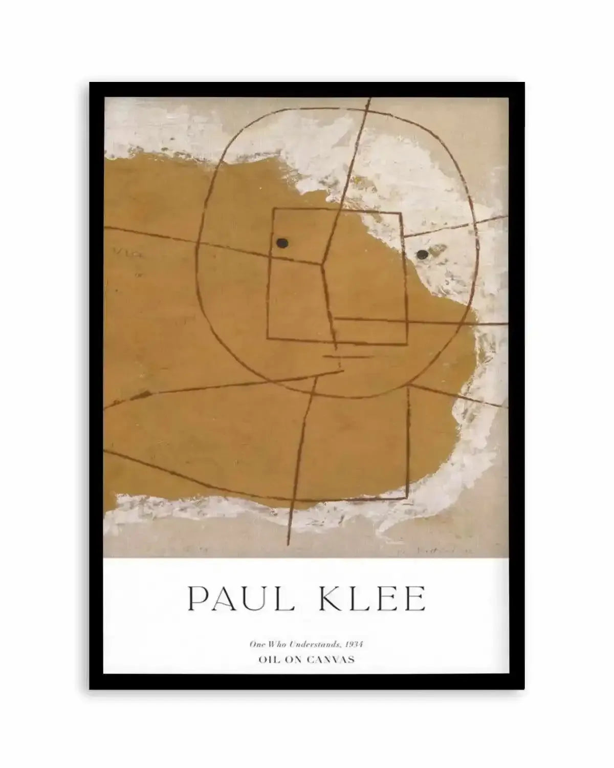 One Who Understands 1934 by Paul Klee Art Print from Olive et Oriel where you can shop wallpaper and artworks online