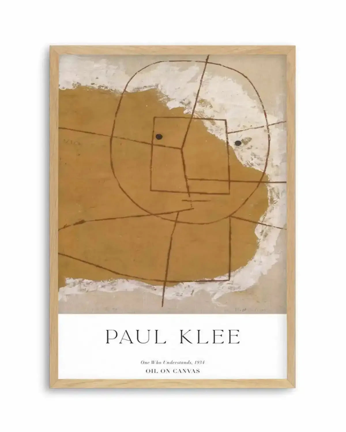 One Who Understands 1934 by Paul Klee Art Print from Olive et Oriel where you can shop wallpaper and artworks online