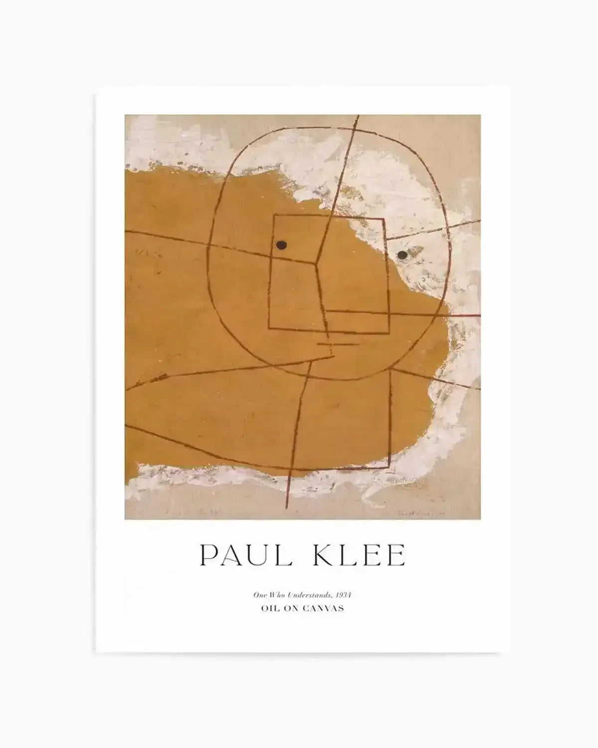 One Who Understands 1934 by Paul Klee Art Print from Olive et Oriel where you can shop wallpaper and artworks online