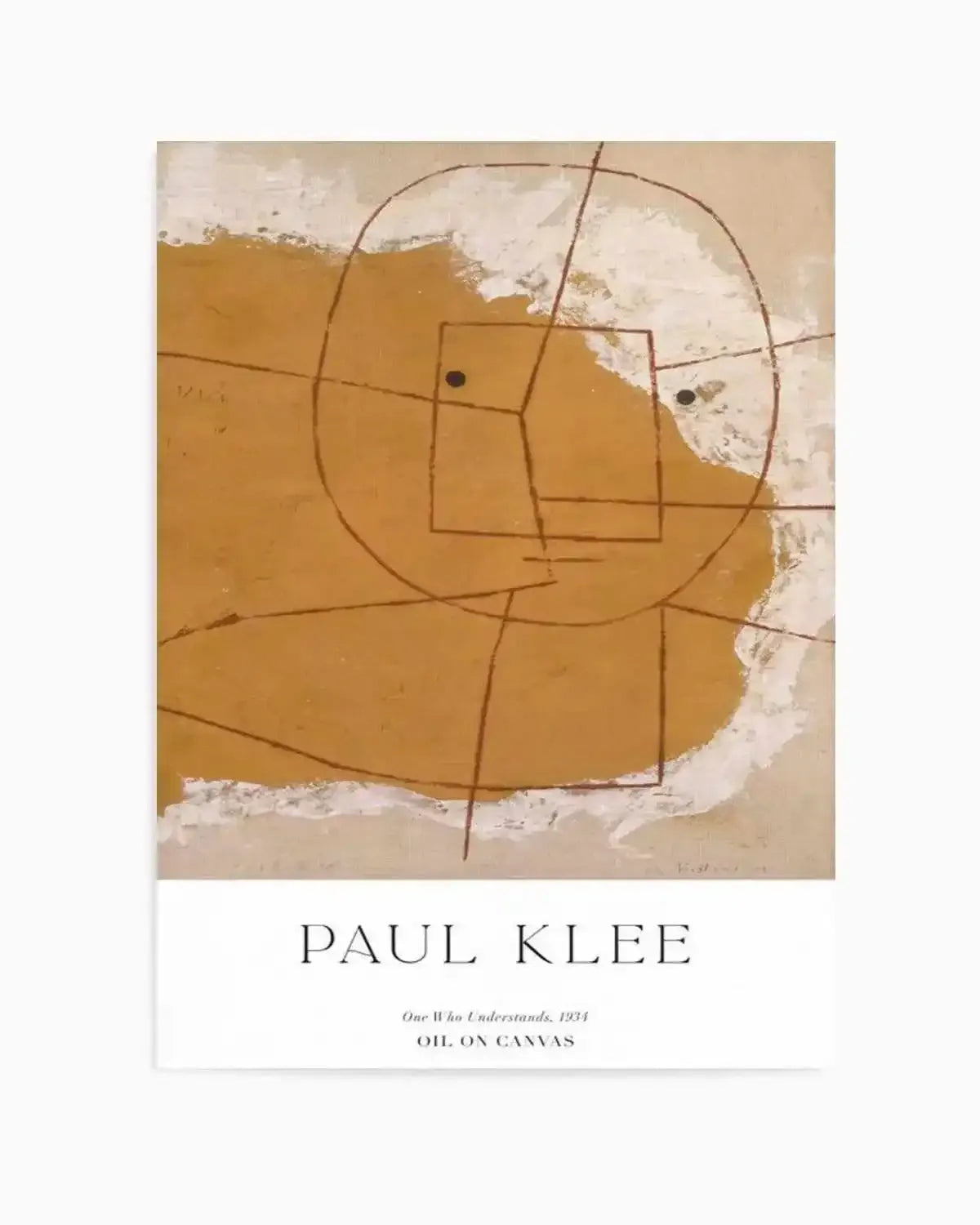 One Who Understands 1934 by Paul Klee Art Print from Olive et Oriel where you can shop wallpaper and artworks online