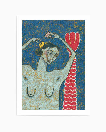 One Minute Please by Julie Celina | Art Print from Olive et Oriel where you can shop wallpaper and artworks online