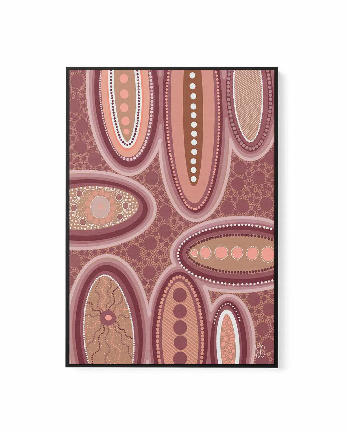 One of a Kind by Kiz Costelloe | Framed Canvas Art Print from Olive et Oriel where you can shop wallpaper and artworks online