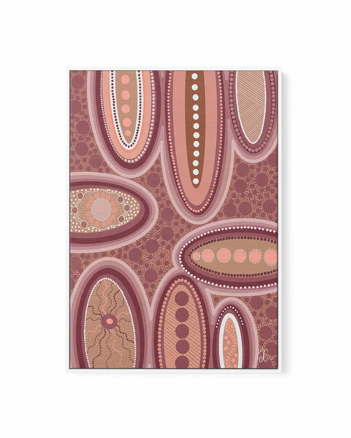 One of a Kind by Kiz Costelloe | Framed Canvas Art Print from Olive et Oriel where you can shop wallpaper and artworks online