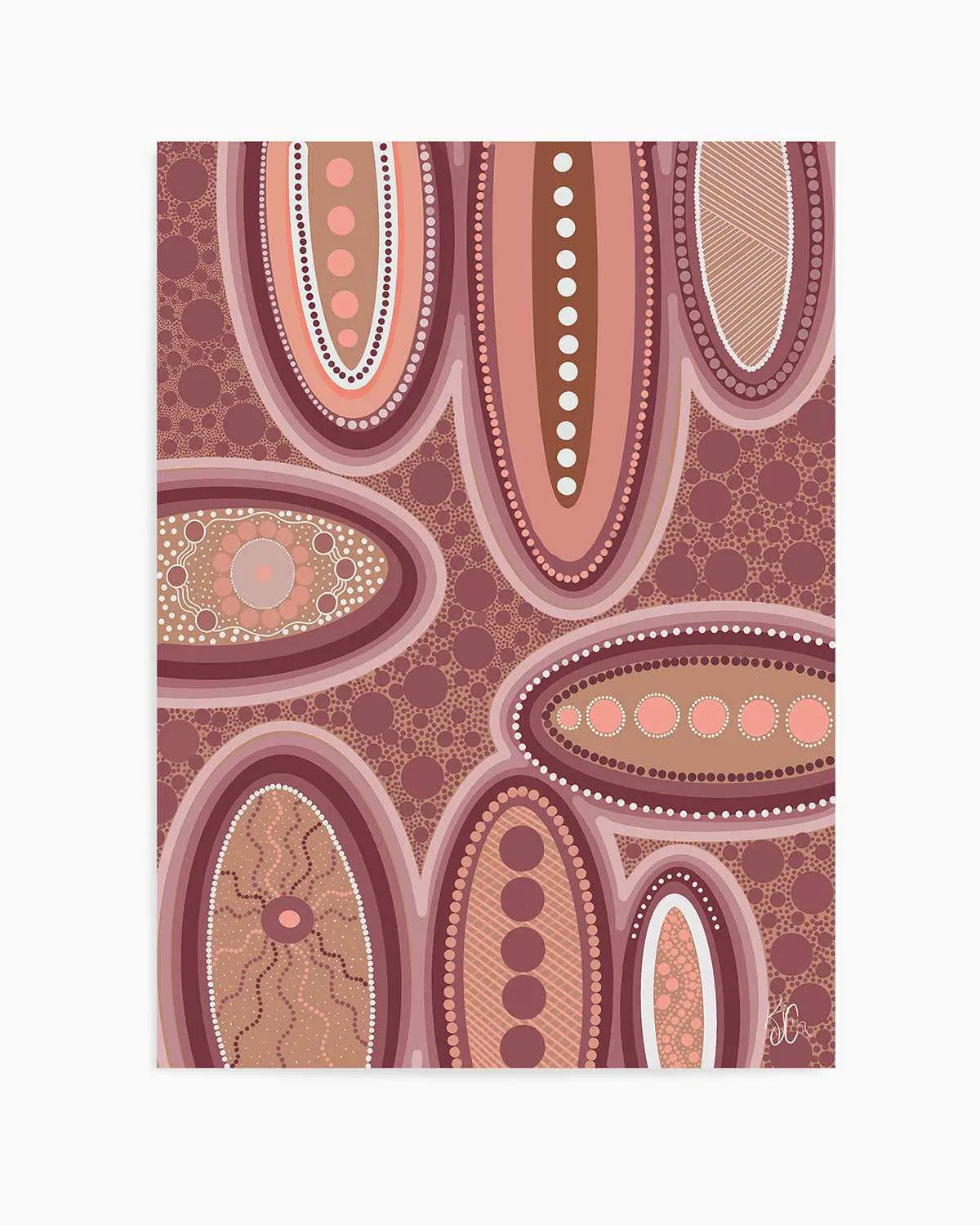 One of a Kind by Kiz Costelloe Art Print from Olive et Oriel where you can shop wallpaper and artworks online