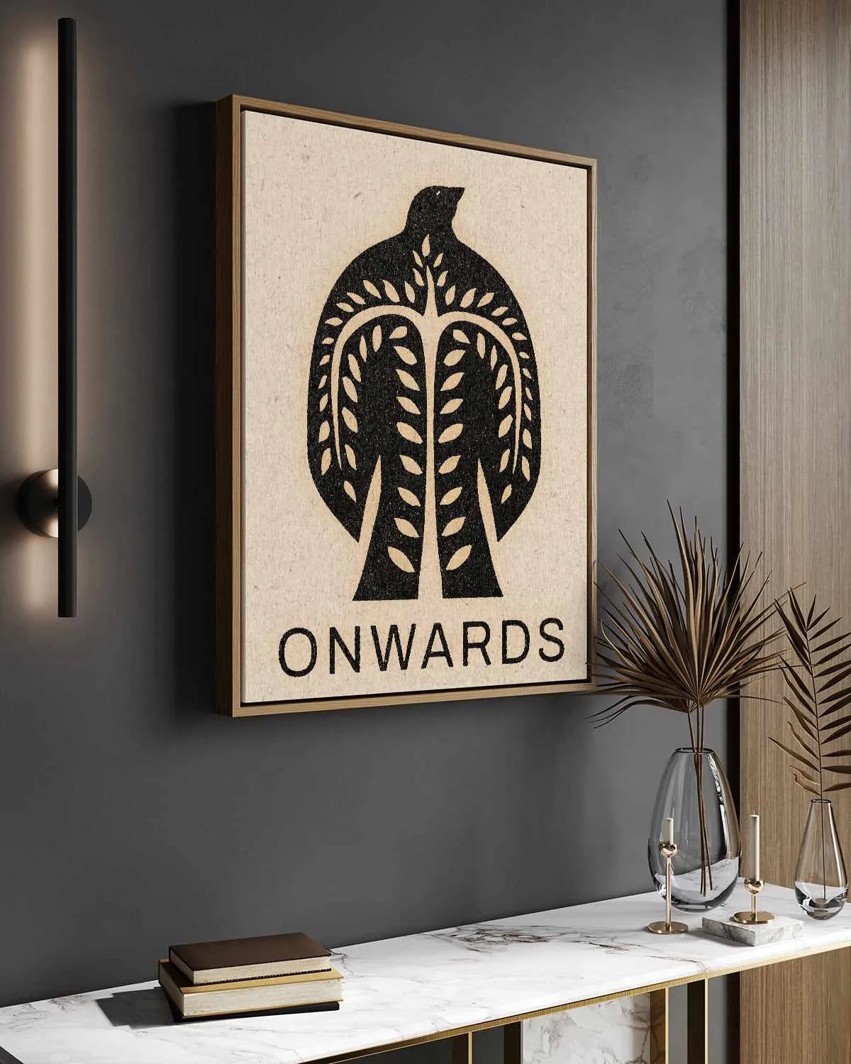 Onwards by David Schmitt | Framed Canvas Art Print from Olive et Oriel where you can shop wallpaper and artworks online
