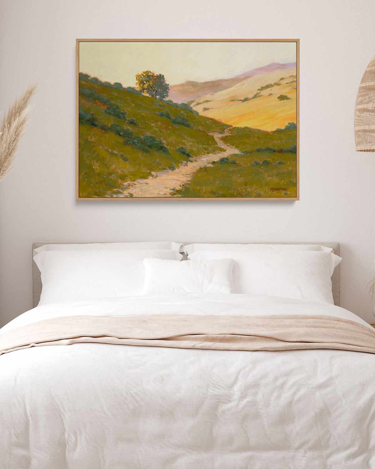 Opalescent Hills by Ed Penniman | Framed Canvas Art Print