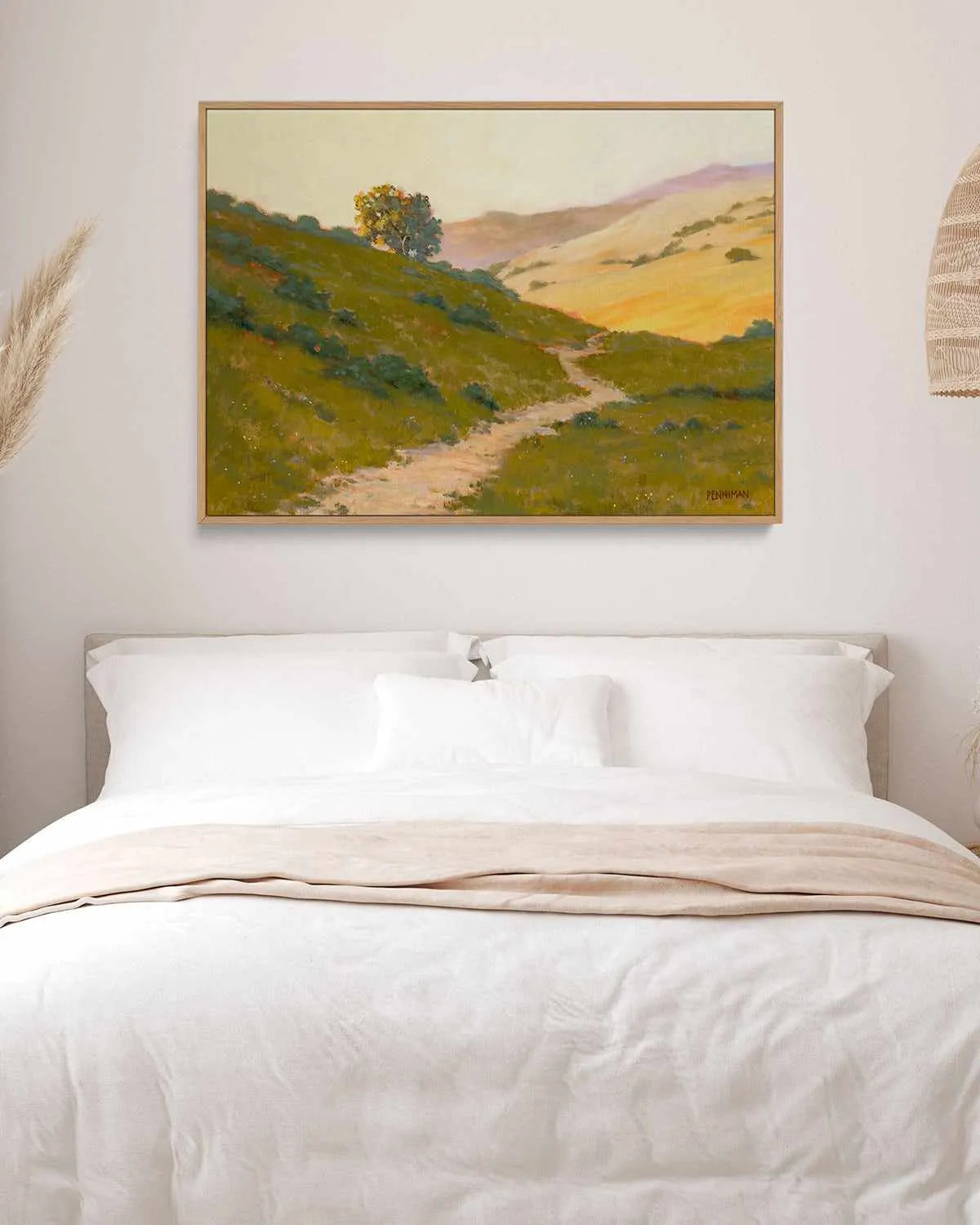Opalescent Hills by Ed Penniman | Framed Canvas Art Print from Olive et Oriel where you can shop wallpaper and artworks online