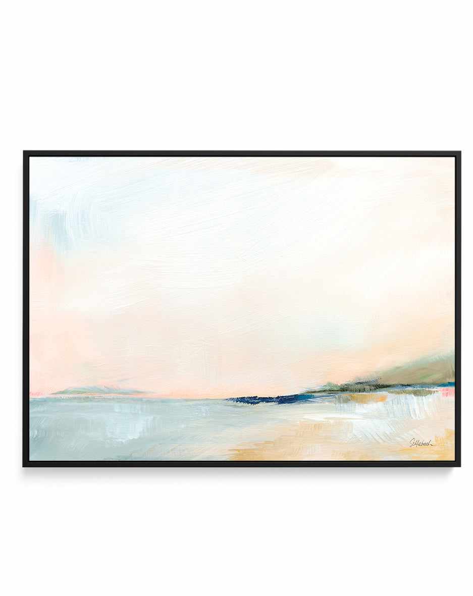 Open Sky Over Water | Framed Canvas Art Print