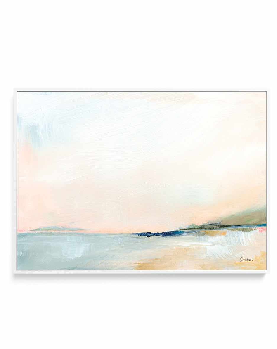 Open Sky Over Water | Framed Canvas Art Print