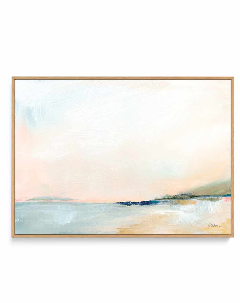 Open Sky Over Water | Framed Canvas Art Print