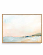 Open Sky Over Water | Framed Canvas Art Print