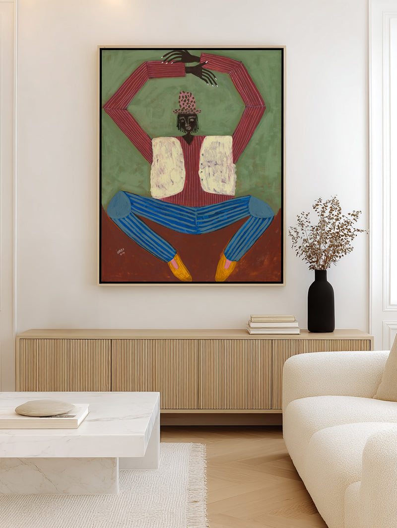 Open Up by Studio IMO | Framed Canvas Art Print