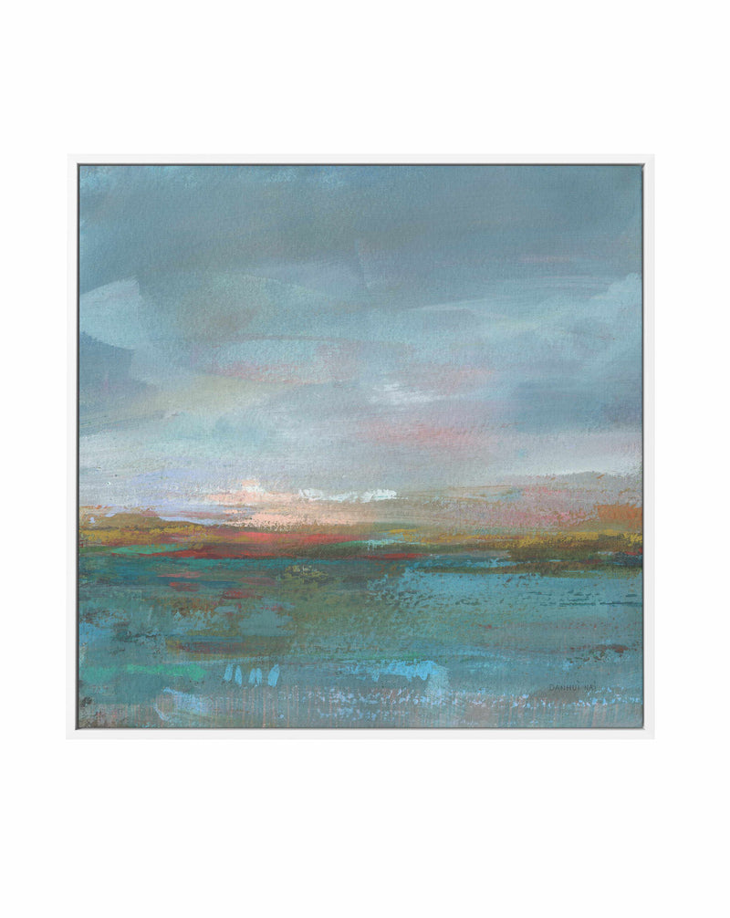 Open Water Sunrise | Framed Canvas Art Print