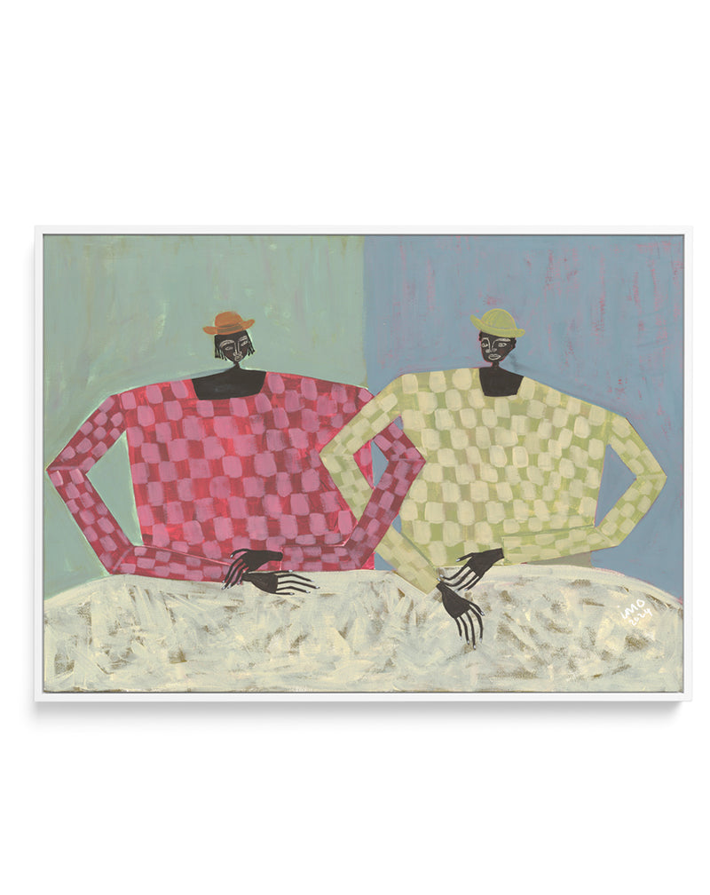 Opposites by Studio IMO | Framed Canvas Art Print