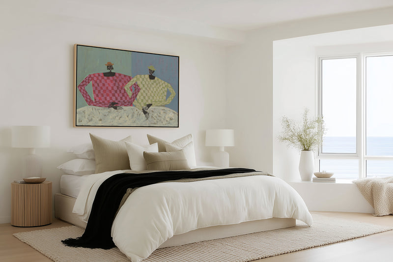 Opposites by Studio IMO | Framed Canvas Art Print