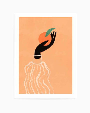 Orange by Arty Guava | Art Print from Olive et Oriel where you can shop wallpaper and artworks online