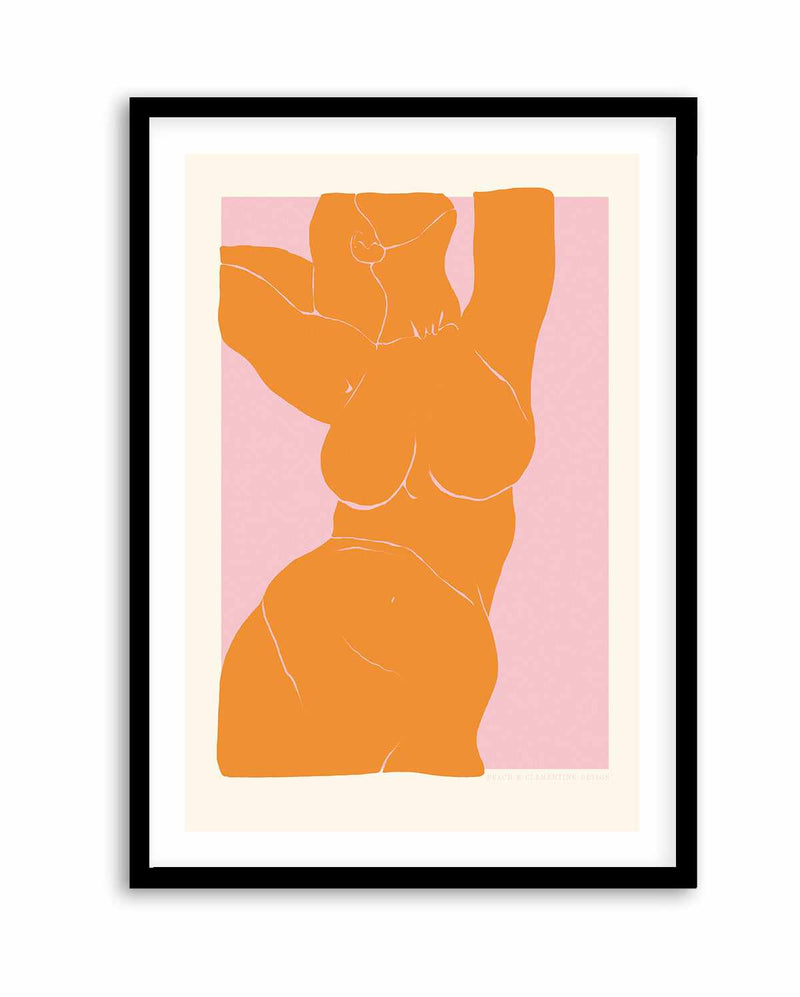 Orange Figure by Jenny Liz Rome | Art Print