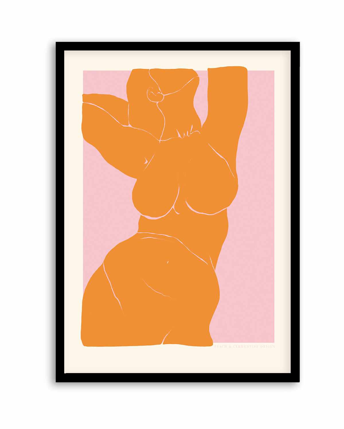 Orange Figure by Jenny Liz Rome | Art Print