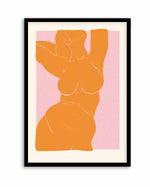 Orange Figure by Jenny Liz Rome | Art Print