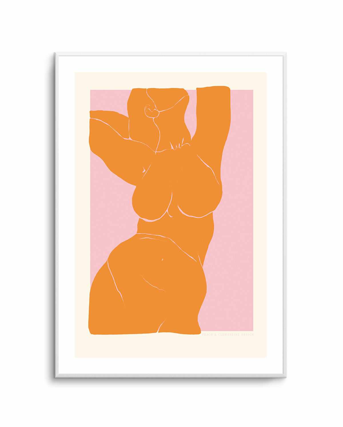 Orange Figure by Jenny Liz Rome | Art Print