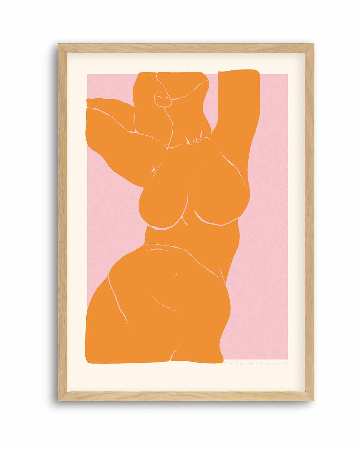 Orange Figure by Jenny Liz Rome | Art Print