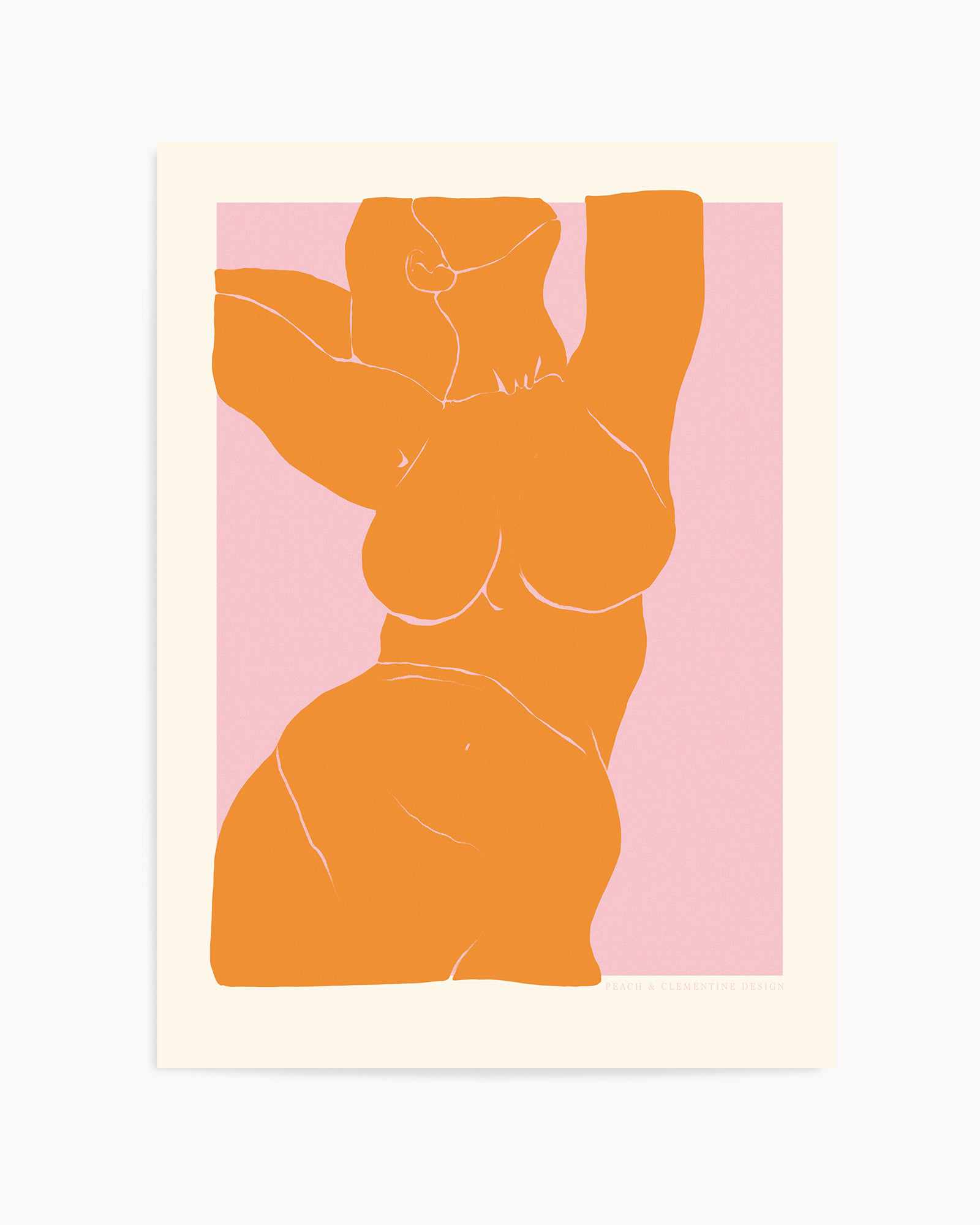 Orange Figure by Jenny Liz Rome | Art Print