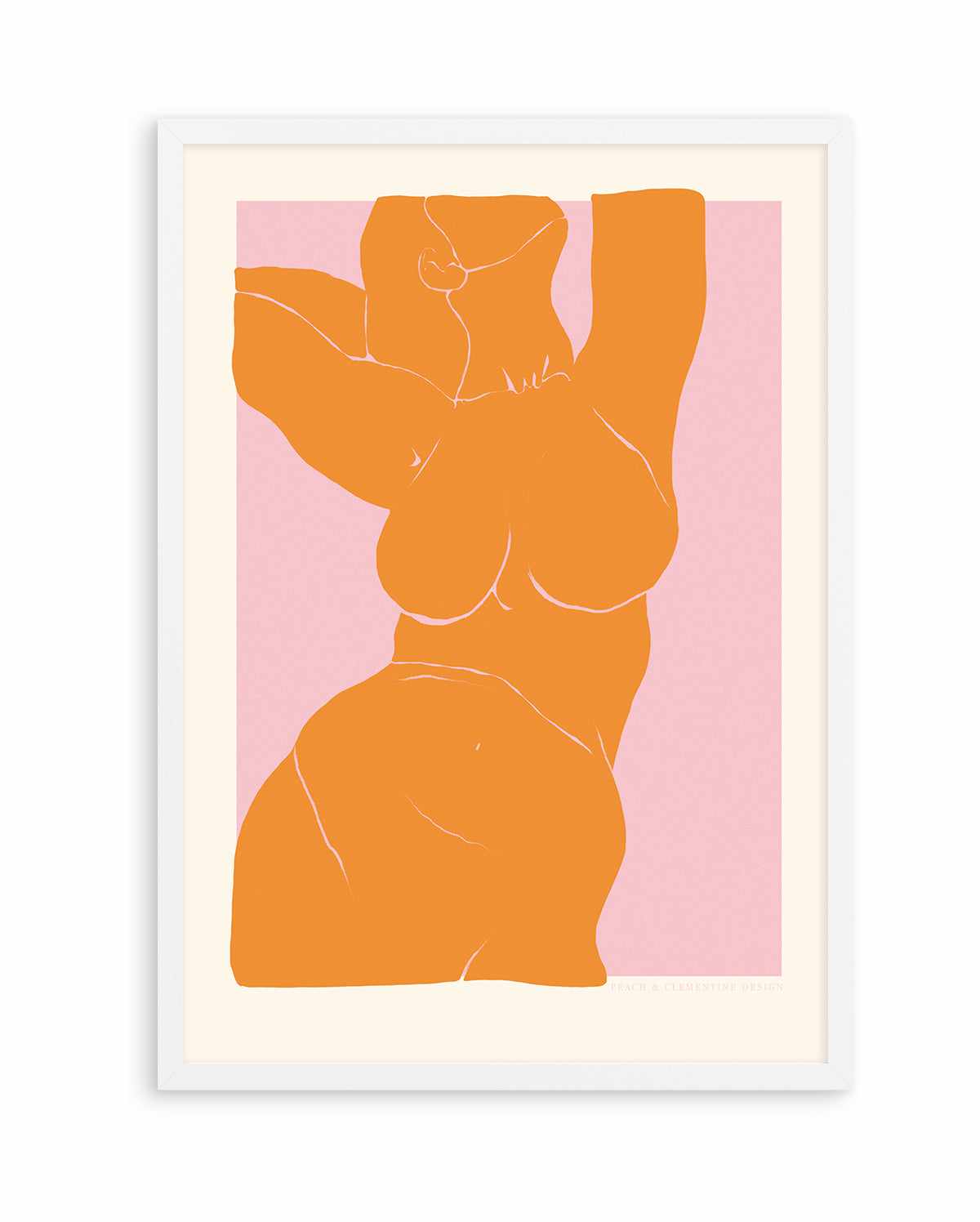 Orange Figure by Jenny Liz Rome | Art Print